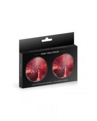 Nipples rouges sequin - Paris Hollywood
