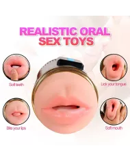 SHEQU - KAY DOUBLE MASTURBATEUR AVEC DOUBLE VIBRATION DE LA BOUCHE ET DU VAGIN