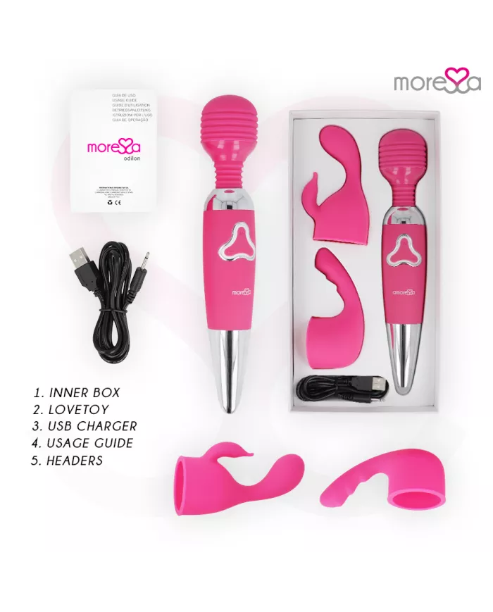 MORESSA - ODILON RECHARGEABLE EN SILICONE PREMIUM