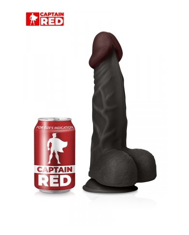 Gode Amazing Black 23 x 5 cm - Captain Red