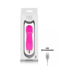 DOLCE VITA - VIBRATEUR RECHARGEABLE TROIS ROSE 7 VITESSES