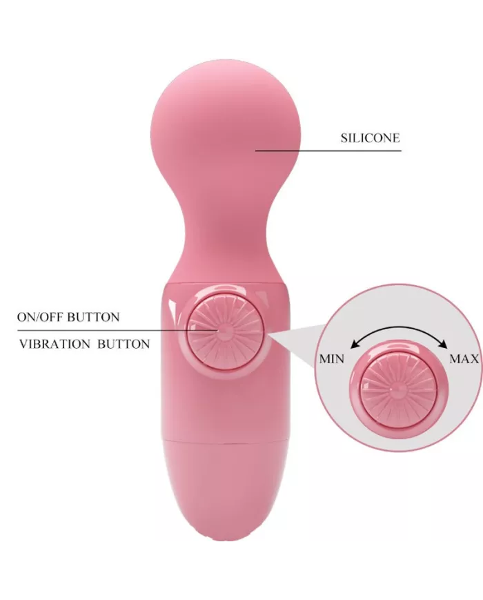 PRETTY LOVE - MINI MASSEUR PERSONNEL ROSE PRETTY LOVE - MINI MASSEUR PERSONNEL ROSE