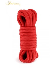 Corde de bondage rouge 5m - Sweet Caress