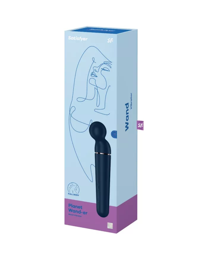 SATISFYER - MASSAGER VIBRATEUR PLANET WAND-ER BLEU SATISFYER - MASSAGER VIBRATEUR PLANET WAND-ER BLEU