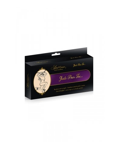 5 liens satin pourpre - Sweet Caress