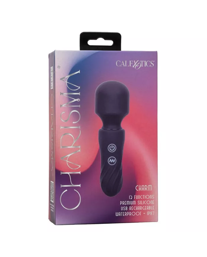 CALEXOTICS - CHARISMA CHARM MASSEUR 12 FONCTIONS VIOLET CALEXOTICS - CHARISMA CHARM MASSEUR 12 FONCTIONS VIOLET