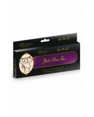 2 liens BDSM satin pourpre - Sweet Caress