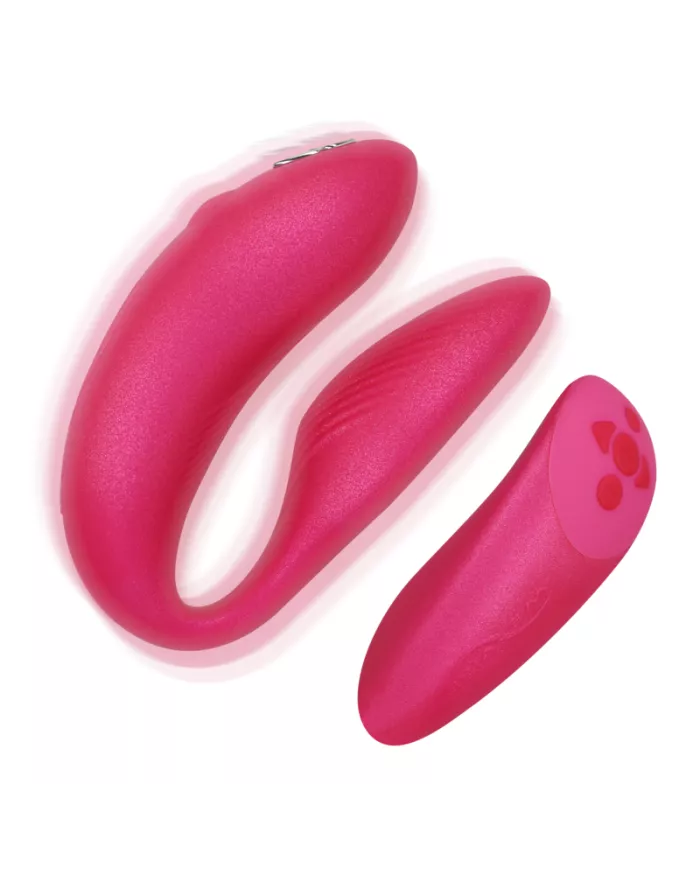 WE-VIBE - VIBRATEUR CHORUS POUR COUPLES AVEC COMMANDE DE SQUEEZE ROSE