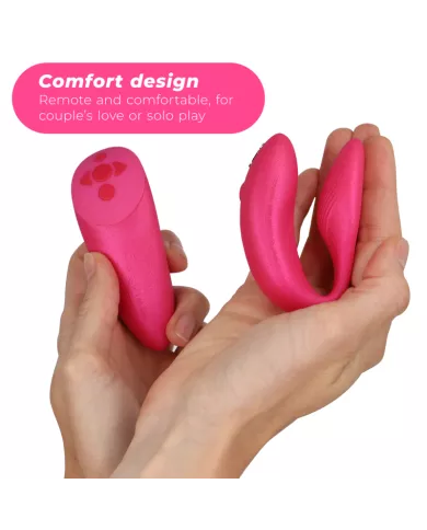 WE-VIBE - VIBRATEUR CHORUS POUR COUPLES AVEC COMMANDE DE SQUEEZE ROSE