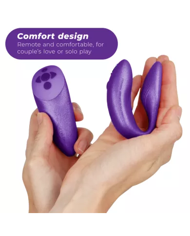 WE-VIBE - VIBRATEUR CHORUS POUR COUPLES AVEC CONTRÔLE DE SQUEEZE LILAS