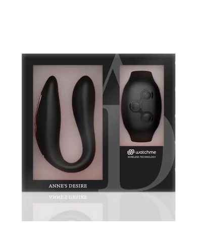 ANNE'S DESIRE - DUAL PLEASURE TECNOLOG A WATCHME NOIR