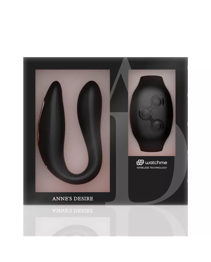 ANNE'S DESIRE - DUAL PLEASURE TECNOLOG A WATCHME NOIR