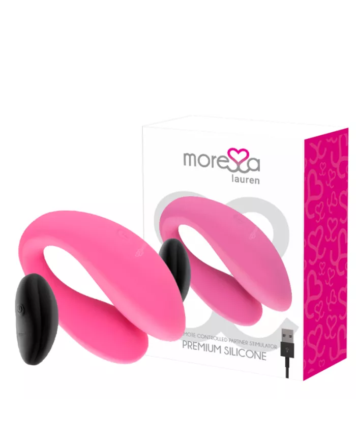MORESSA - STIMULATEUR  TÉLÉCOMMANDE LAUREN POUR COUPLES