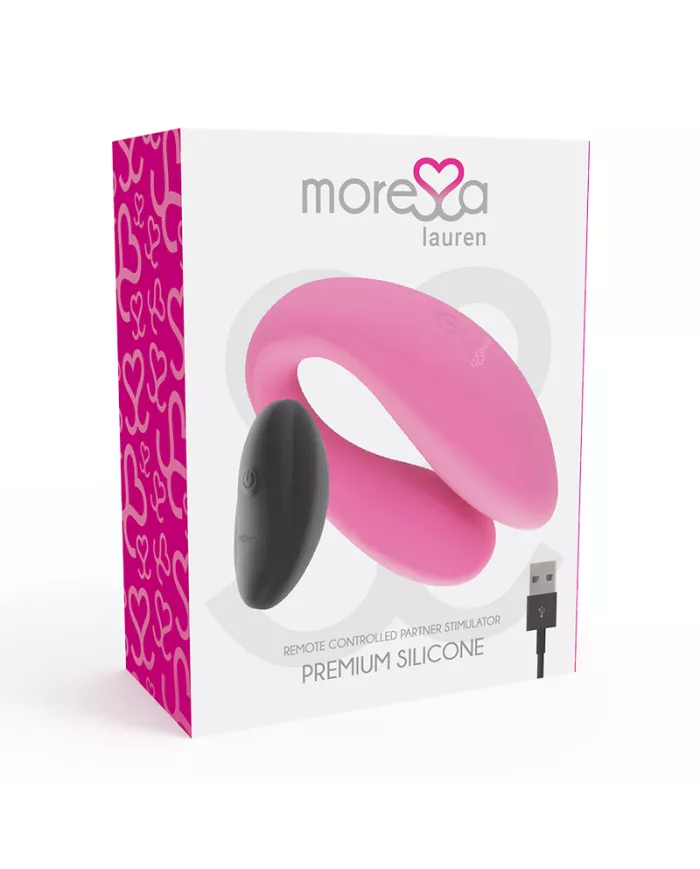 MORESSA - STIMULATEUR  TÉLÉCOMMANDE LAUREN POUR COUPLES
