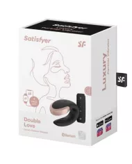 SATISFYER - VIBRATEUR DOUBLE LOVE LUXURY PARTNER NOIR