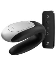 SATISFYER - VIBRATEUR PARTENAIRE DOUBLE FUN NOIR SATISFYER - VIBRATEUR PARTENAIRE DOUBLE FUN NOIR