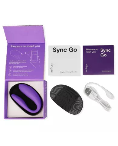 WE-VIBE - SYNC GO DOUBLE STIMULATEUR VIOLET