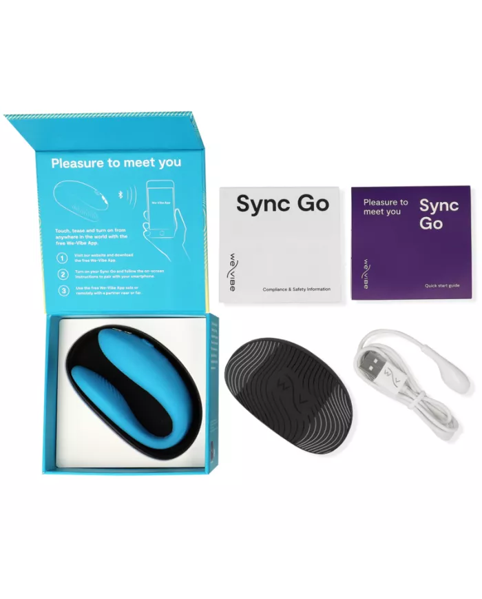 WE-VIBE - SYNC GO DOUBLE STIMULATEUR TURQUOISE
