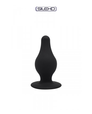 Plug anal The Original Model 2 noir 6,4 cm - SilexD