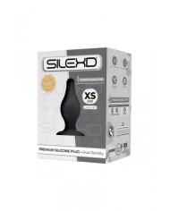 Plug anal The Original Model 2 noir 6,4 cm - SilexD