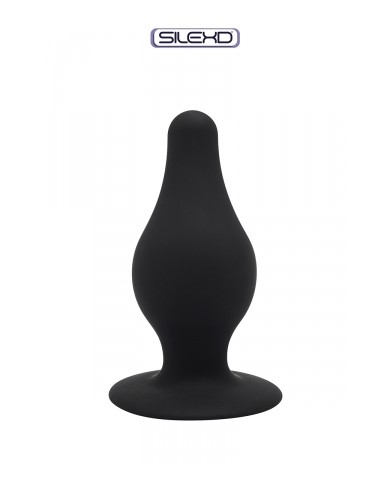 Plug anal The Original Model 2 noir 9,3 cm - SilexD