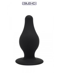 Plug anal The Original Model 2 noir 9,3 cm - SilexD