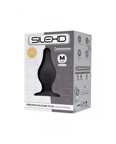 Plug anal The Original Model 2 noir 9,3 cm - SilexD
