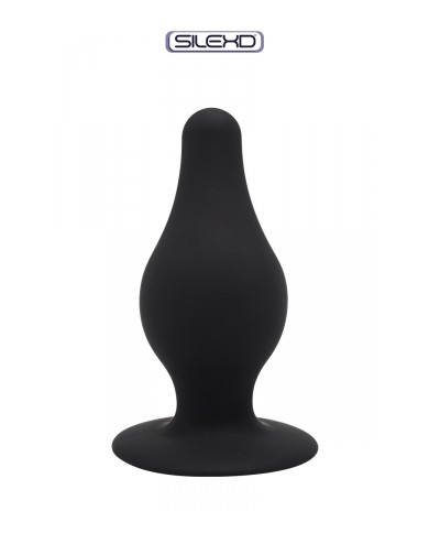 Plug anal The Original Model 2 noir 10,2 cm - SilexD