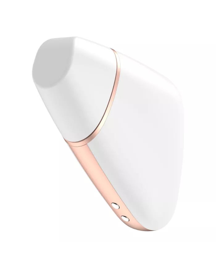 SATISFYER - STIMULATEUR ET VIBRATEUR AIR LOVE TRIANGLE BLANC