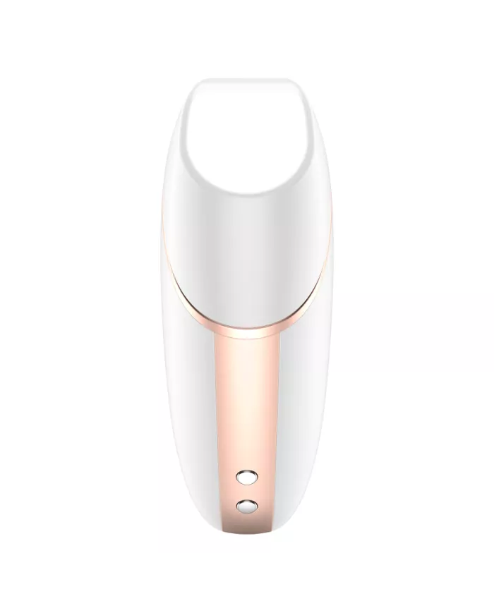 SATISFYER - STIMULATEUR ET VIBRATEUR AIR LOVE TRIANGLE BLANC
