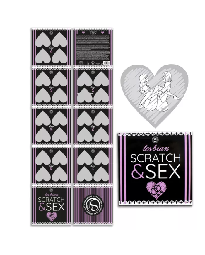 SECRETPLAY - JEU DE SCRATCH ET DE SEXE POUR COUPLES POSITIONS LESBIENNES (ES/EN/FR/PT/DE)