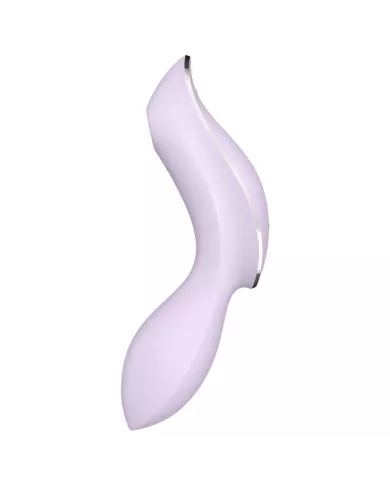 SATISFYER - VIBRATEUR CURVY TRINITY 2 AIR PULSE VIOLETTE
