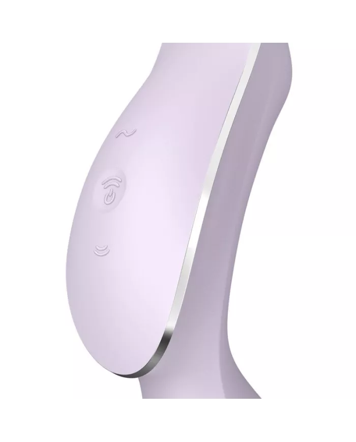 SATISFYER - VIBRATEUR CURVY TRINITY 2 AIR PULSE VIOLETTE
