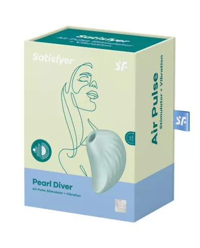 SATISFYER - STIMULATEUR ET VIBRATEUR PEARL DIVER VERT
