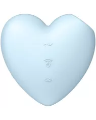 SATISFYER - CUTIE HEART STIMULATEUR ET VIBRATEUR DE PULSE D'AIR BLEU SATISFYER - CUTIE HEART STIMULATEUR ET VIBRATEUR DE PULSE D'AIR BLEU