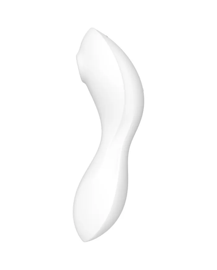 SATISFYER - APPLICATION STIMULATEUR ET VIBRATEUR CURVY TRINITY 5 BLANC SATISFYER - APPLICATION STIMULATEUR ET VIBRATEUR CURVY TRINITY 5 BLANC