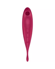 SATISFYER - APPLICATION DE STIMULATEUR ET VIBRATEUR TWIRLING PRO+ ROUGE SATISFYER - APPLICATION DE STIMULATEUR ET VIBRATEUR TWIRLING PRO+ ROUGE