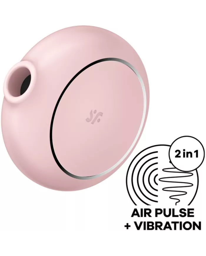 SATISFYER - STIMULATEUR ET VIBRATEUR DOUBLE AIR PULSE PRO TO GO 3 ROSE SATISFYER - STIMULATEUR ET VIBRATEUR DOUBLE AIR PULSE PRO TO GO 3 ROSE