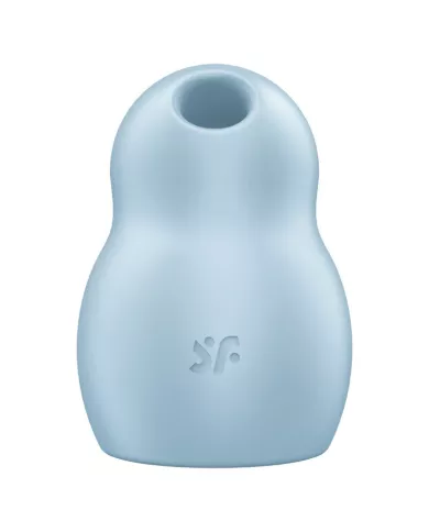 SATISFYER - STIMULATEUR ET VIBRATEUR DOUBLE AIR PULSE PRO TO GO 1 BLEU