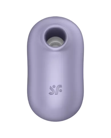 SATISFYER - STIMULATEUR ET VIBRATEUR DOUBLE AIR PULSE PRO TO GO 2 VIOLET