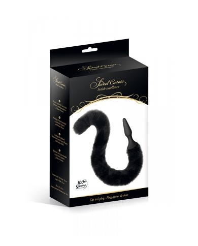 Plug noir queue de chat - Sweet Caress
