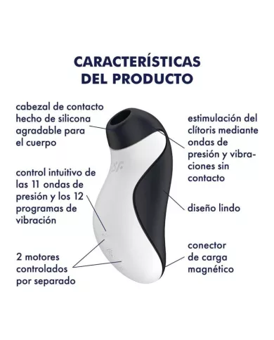 SATISFYER - STIMULATEUR + VIBRATION ORCA