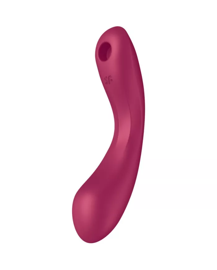 SATISFYER - CURVE TRINITY 1 AIR PULSE VIBRATION ROUGE