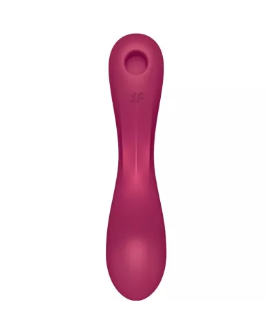 SATISFYER - CURVE TRINITY 1 AIR PULSE VIBRATION ROUGE