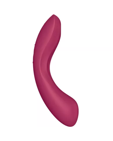 SATISFYER - CURVE TRINITY 1 AIR PULSE VIBRATION ROUGE