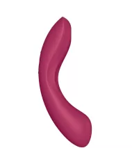 SATISFYER - CURVE TRINITY 1 AIR PULSE VIBRATION ROUGE