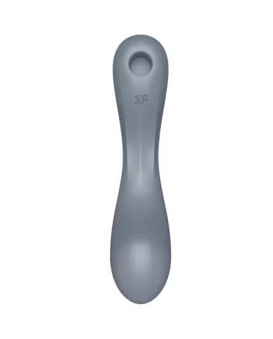 SATISFYER - CURVE TRINITY 1 AIR PULSE VIBRATION GRIS