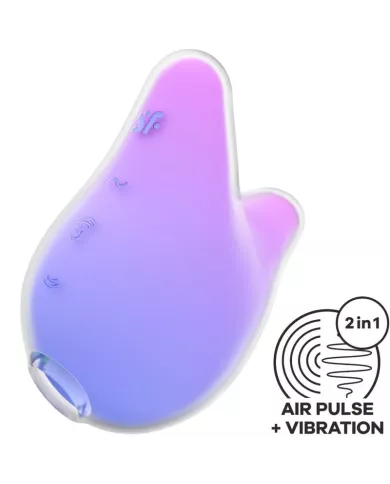 SATISFYER - MERMAID VIBES STIMULATEUR & VIBRATEUR VIOLET ET ROSE SATISFYER - MERMAID VIBES STIMULATEUR & VIBRATEUR VIOLET ET ROSE