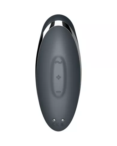 SATISFYER - TAP & CLIMAX 2 VIBRATEUR & STIMULATEUR GRIS SATISFYER - TAP & CLIMAX 2 VIBRATEUR & STIMULATEUR GRIS