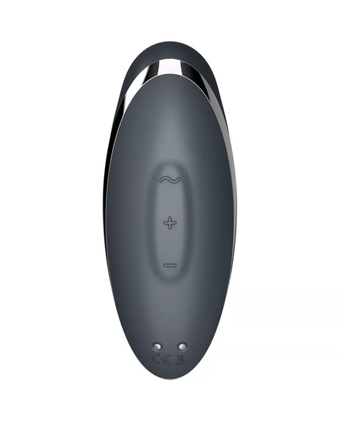 SATISFYER - TAP & CLIMAX 2 VIBRATEUR & STIMULATEUR GRIS SATISFYER - TAP & CLIMAX 2 VIBRATEUR & STIMULATEUR GRIS